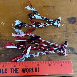 Handmade Braided Bandana Tassels (set of 2)